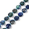 Natural Chrysocolla and Lapis Lazuli Beads Strands G-C116-A18-01-2