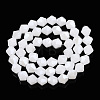 Imitation Jade Electroplate Glass Beads Strands EGLA-A039-J6mm-A06-2