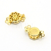 Brass Box Clasps KK-WH0034-69G-1