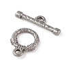 Non-Tarnish 304 Stainless Steel Toggle Clasps STAS-Q324-19P-2