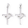 Rhodium Plated 925 Sterling Silver Pendants STER-T007-40P-1