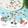 60Pcs 10 Style Alloy Enamel Bead Caps FIND-YS0001-16-5