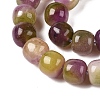 Dyed Natural White Jade Beads Strands G-T138-D14-3