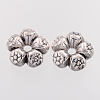Heart Tibetan Style Charms Tibetan Silver Spacers Beads LS-AC0752-NF-2