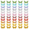 AHADEMAKER 110Pcs 11 Colors Non-Woven Fabric Ornament Accessories DIY-GA0004-10-1