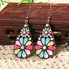 Bohemian Alloy Enamel Dangle Earrings FS-WG2DAA9-16-1