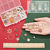 DIY Christmas Snowflake Earring Making Kit DIY-SC0022-84-3