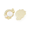 Alloy Crystal Rhinestone Pendants AL-CBA8C77-01G-G-2