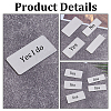 30Pcs 2 Styles 304 Stainless Steel Cabochons FIND-NB0007-29-4