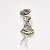 Shell Brooches/Pendants SHEL-S275-42A-2