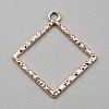Alloy Open Back Bezel Pendants FIND-TAC0017-41A-RG-1
