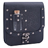 Rectangle PU Leather Medieval Waist Belt Bag with 2Pcs Glass Potion Bottles AJEW-WH0696-575B-1
