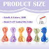 30M 6 Colors Polyester Elastic Cords EC-TA0001-07B-4