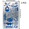 Cooking Theme Stainless Steel Cutting Dies Stencils DIY-WH0242-196-2