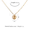 304 Stainless Steel Pendant Necklaces WGFEF8E-07-1