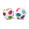 Food Grade Eco-Friendly Printed Silicone Beads SIL-A013-01A-05-1