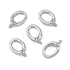 SHEGRACE Brass Spring Gate Rings XGRQ58943-764P-1