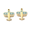 304 Stainless Steel Enamel Pendants STAS-B142-04G-1