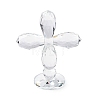 Natural Quartz Crystal Cross Figurines AJEW-H154-01C-1