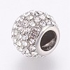 304 Stainless Steel European Beads STAS-O097-104B-1