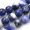 Natural South Africa Sodalite Beads Strands G-S259-35-12mm-01-1