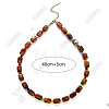 Acrylic & Resin Beaded Necklaces with 316 Surgical Stainless Steel End Chains for Women WG51C81-03-1