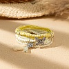 Bohemian Vacation Style Glass Beaded Charms Bracelets Set for Women VJ2934-8-1