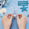 24Pcs 24 Style Summer Theme Alloy Enamel Wine Glass Charms AJEW-BC0003-90-2