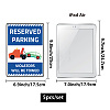 5Pcs Waterproof PVC Warning Sign Stickers DIY-WH0237-032-2