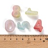 Two Tone Opaque Acrylic European Beads AC-CBA5040-05-3