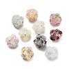 Polymer Clay Rhinestone Beads RESI-D015-02-1