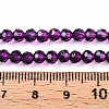 Baking Paint Transparent Glass Beads X1-DGLA-A035-T4mm-A09-5