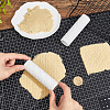 PLA Flower Pattern Clay Texture Roller FIND-WH0367-46-3