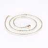 304 Stainless Steel Cable Chains Necklaces X-NJEW-F226-04G-04-2