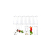 Transparent PET Tea Storage Boxes CON-WH0106-08H-7