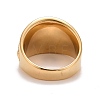 Ion Plating(IP) 304 Stainless Steel Pentagram Chunky Finger Ring for Women RJEW-A005-03G-3