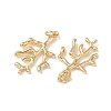 Brass Pendants KK-C143-46F-G-2