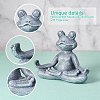 Resin Imitation Stone Frog Garden Decor JX173A-3