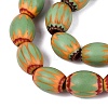 Handmade Millefiori Glass Barrel Beads LA-N002-06D-3