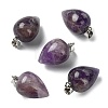 Natural Amethyst Pendants GG-K002-13R-1