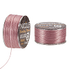 Nylon Beading Thread NWIR-WH0005-10R-1