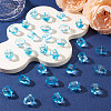 30Pcs Transparent Handmade Lampwork Beads LAMP-TADJ0001-12E-5