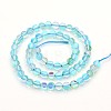 Round Synthetic Moonstone Beads Strands G-M210-8mm-10-3