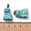 Synthetic Turquoise Pendants G-B127-08P-01-4