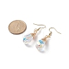 Teardrop Dangle Earrings EJEW-JE05159-01-3