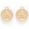 Golden Plated Alloy Enamel Charms ENAM-S118-06A-1