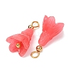 Dyed Synthetic Coral Pendants GG-CBAC295-03G-4