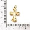 Brass Micro Pave Cubic Zirconia Pendants KK-B128-11G-02-3