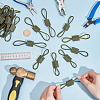 24Pcs 3 Styles Nylon with Rubber Tactical Gear Holder Clip FIND-FG0005-61B-3