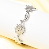 Brass Link Bracelets for Women LS-BJEW-C118-01P-2